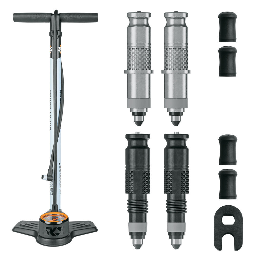SKS Standpumpe Air-X-Plorer 10.0 Stahl Clik Valve blau/schwarz